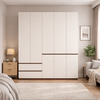 1.8m Master Bedroom Wardrobe - Extra Large Geometric Handleless Closet