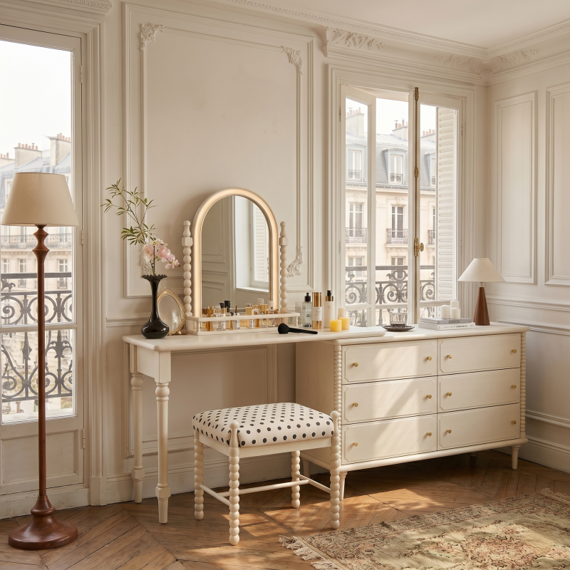 Milade Series - V120cm + C120cm | Configurable Vanity Set