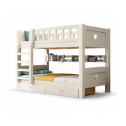 Sturdy Double-Decker Bunk Bed for Kids & Teens