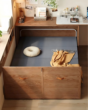 Multi-functional Foldable Hidden Bed | Pull-out Space-Saving Folding Bed for Study or Office