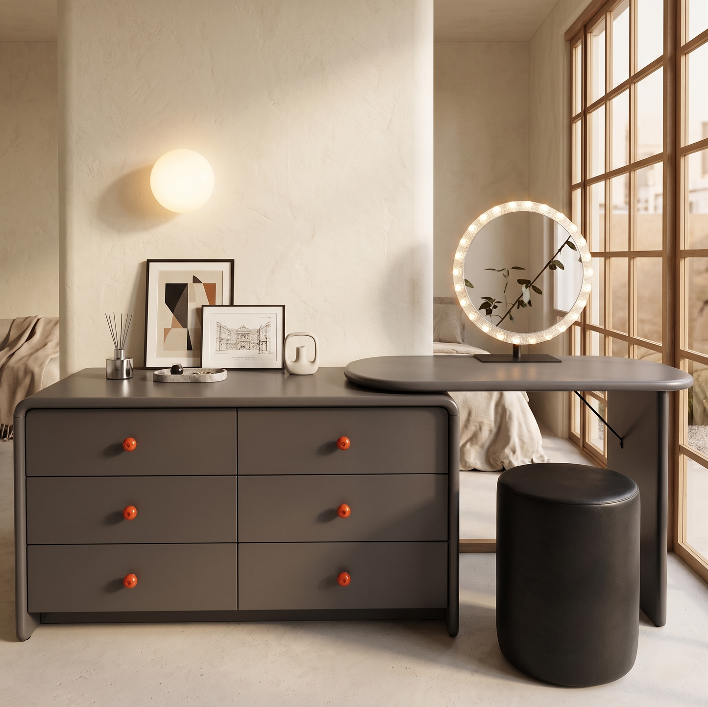Cloud Series - V120cm + C120cm | Configurable Vanity Set
