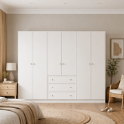 2.4m Full-Wall Modular Wardrobe - Ultimate 2.4m White Close