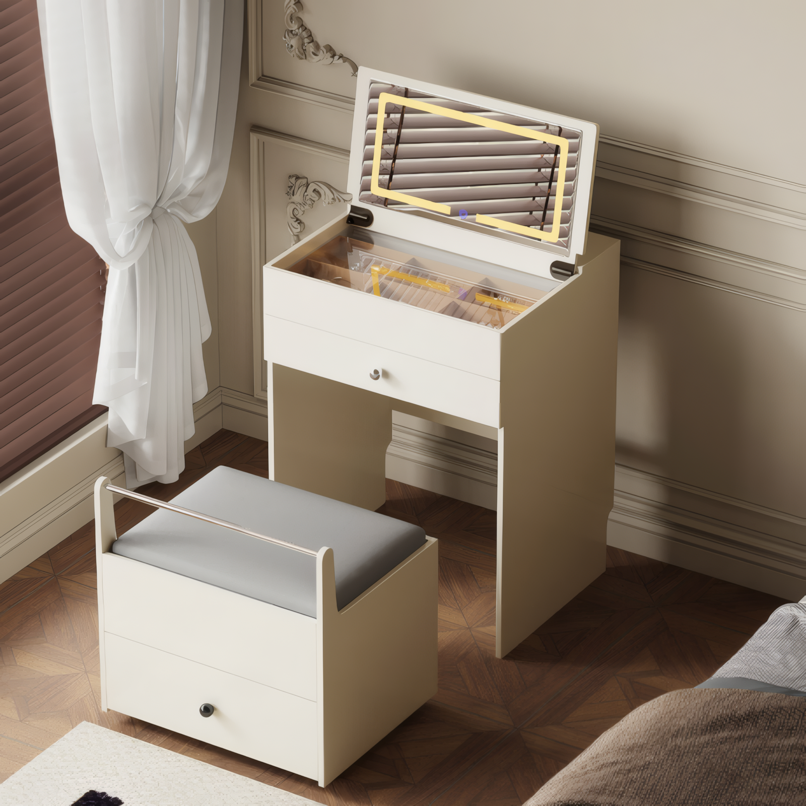 Keno Series - 60cm | Compact Vanity Table