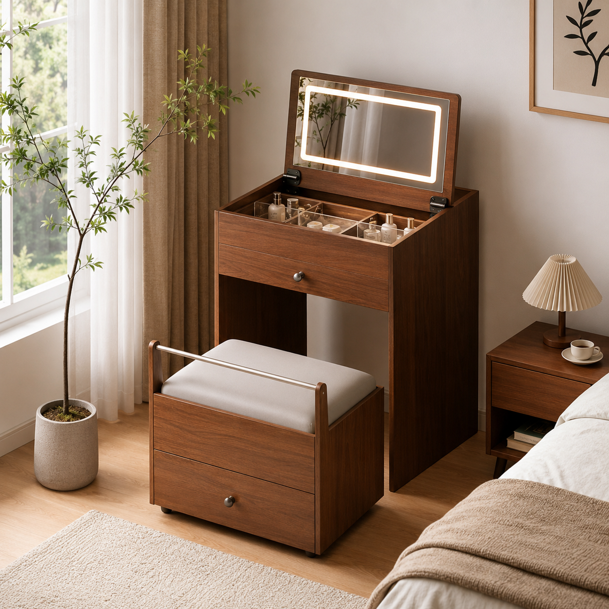 Keno Series - 60cm | Compact Vanity Table
