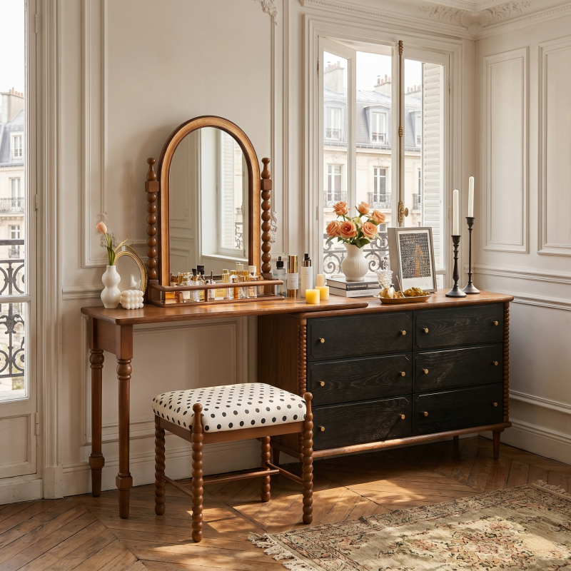 Milade Series - V120cm + C120cm | Configurable Vanity Set